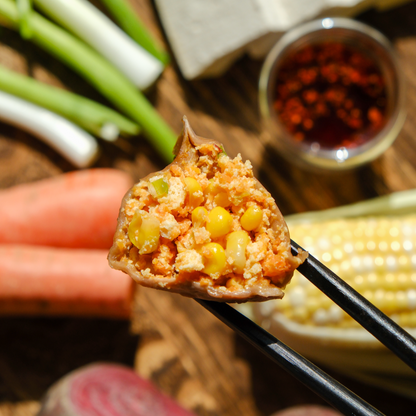 Spicy Tofu & Corn Dumplings