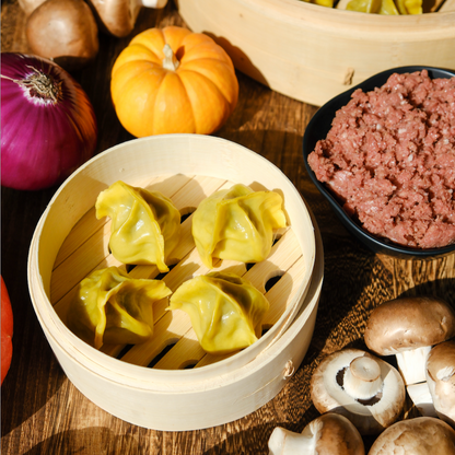 Impossible Beef & Mushroom Dumplings